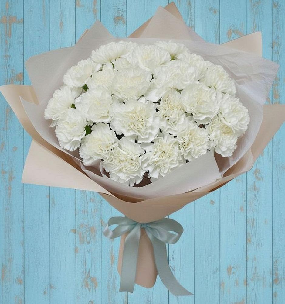 Букет цветов из: Гвоздики в Александроневской