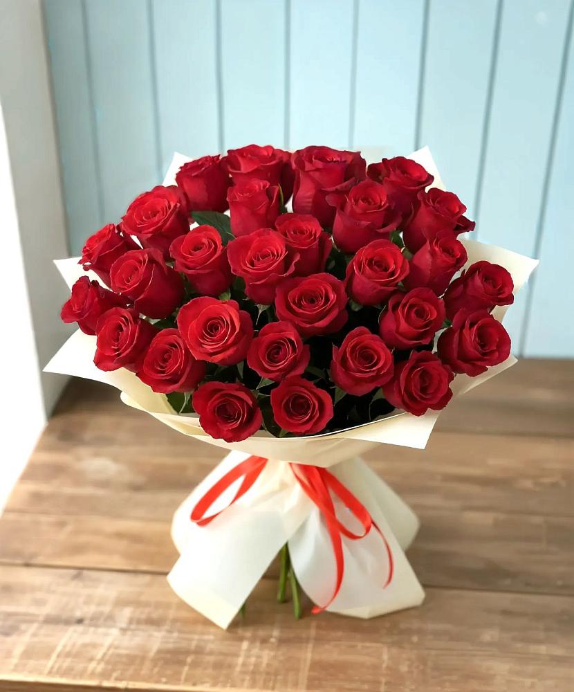 Букет 29 Красных роз в Александроневской