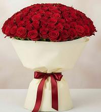 Букет 101 Красная роза Милано в Александроневской