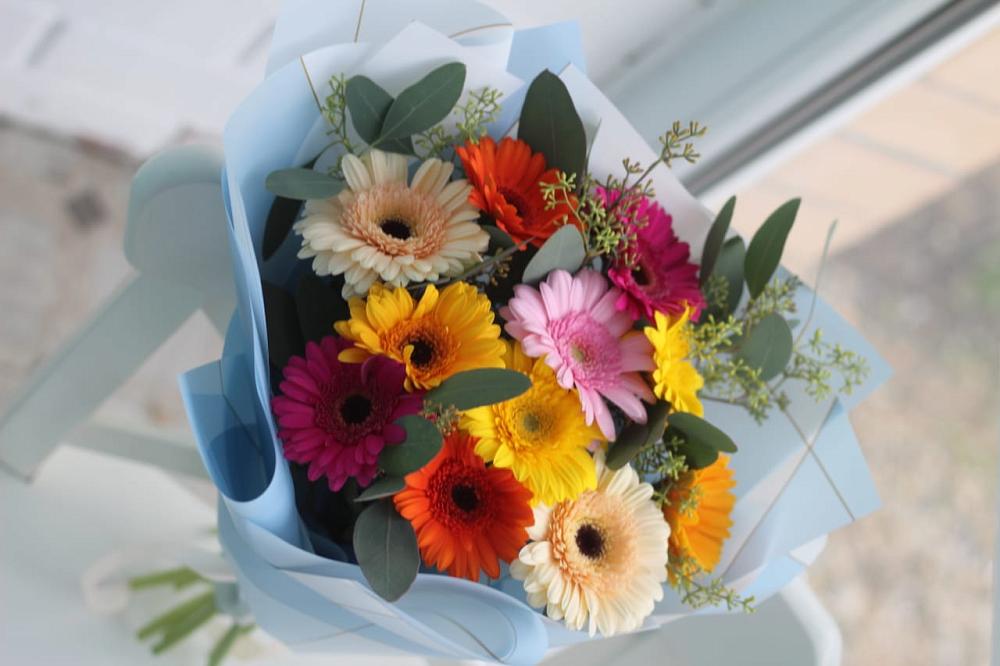 Букет цветов из: Герберы в Александроневской