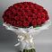 Букет 101 Красная роза Блэк Мэджик в Александроневской