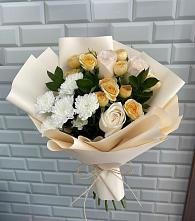Букет цветов из:  Розы и Хризантемы в Александроневской