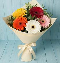 Букет цветов из:  Герберы в Александроневской