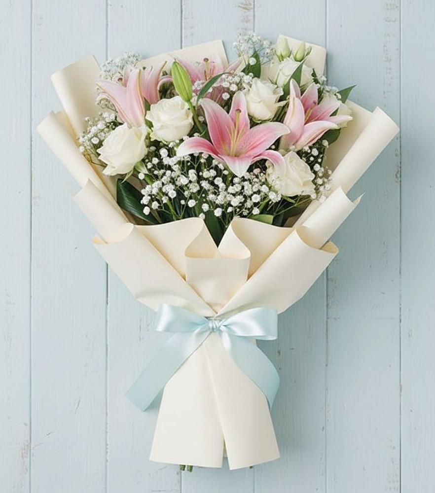 Букет цветов из: Лилии в Александроневской