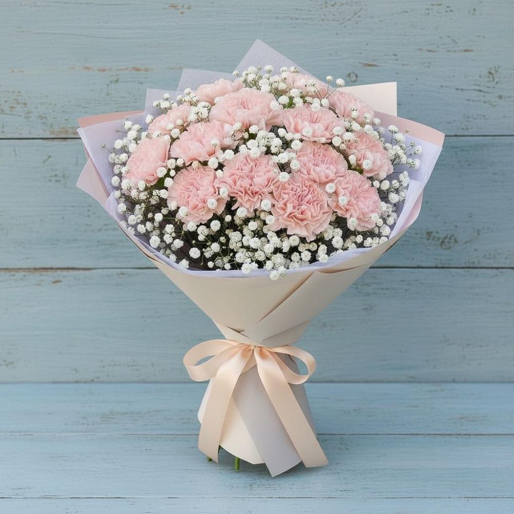 Букет цветов из: Гвоздики в Александроневской