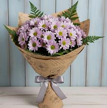 Букет цветов из:  Хризантемы #REPLACE_PRED# Александроневской