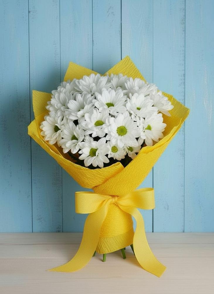 Букет цветов из: Хризантемы в Александроневской