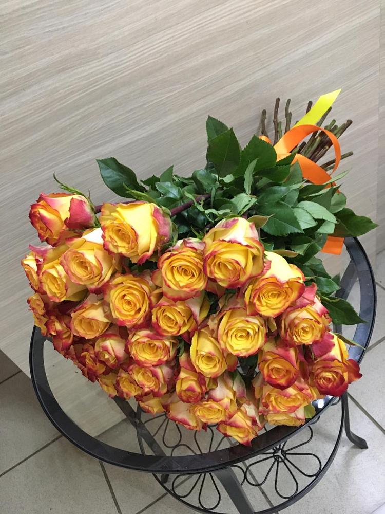 Букет Желтые розы в Александроневской