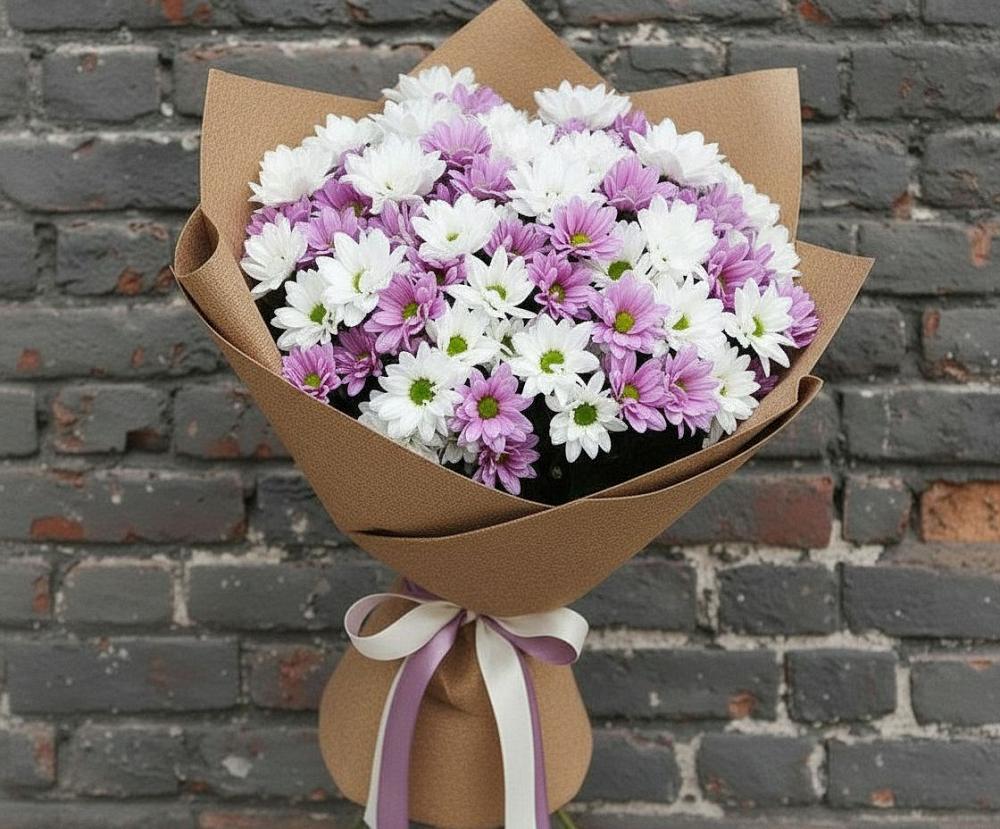 Букет цветов из: Хризантемы в Александроневской