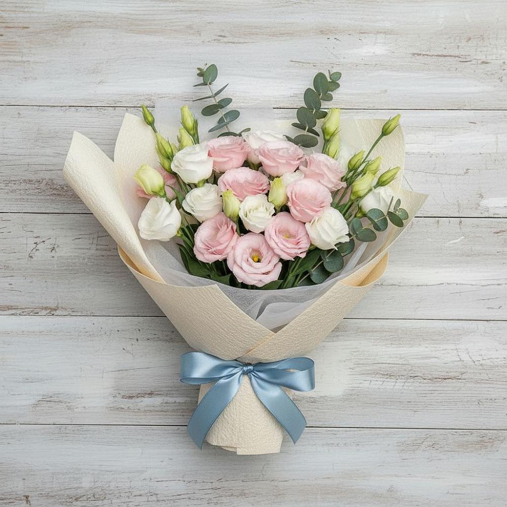 Букет цветов из: Лизиантусы в Александроневской